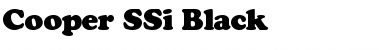 Download Cooper SSi Black Font Title Preview
