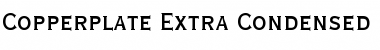 Download Copperplate Extra Condensed SSi Bold Extra Condensed Font Title Preview