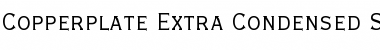 Download Copperplate Extra Condensed SSi Extra Condensed Font Title Preview