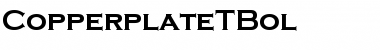 Download CopperplateTBol Regular Font Title Preview