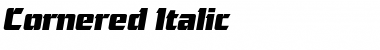 Download Cornered Italic Font Title Preview