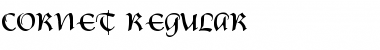 Download CORNET Regular Font Title Preview