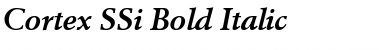 Download Cortex SSi Bold Italic Font Title Preview