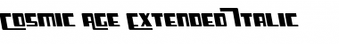Download Cosmic Age Extended Italic Font Title Preview