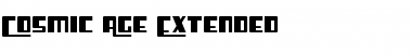 Download Cosmic Age Extended Regular Font Title Preview