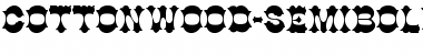 Download Cottonwood-SemiBold Regular Font Title Preview