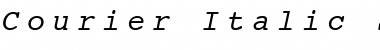Download Courier SWA Italic Font Title Preview