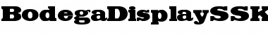 Download BodegaDisplaySSK Regular Font Title Preview