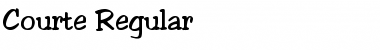 Download Courte Regular Font Title Preview