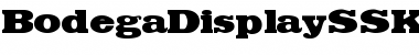 Download BodegaDisplaySSK Regular Font Title Preview