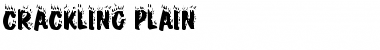 Download Crackling Plain Font Title Preview