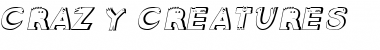 Download Crazy Creatures Italic Font Title Preview