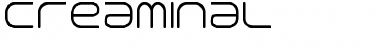 Download Creaminal Regular Font Title Preview
