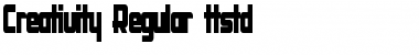 Download Creative Regular Font Title Preview