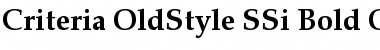 Download Criteria OldStyle SSi Bold Old Style Figures Font Title Preview