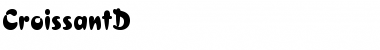 Download CroissantD Regular Font Title Preview