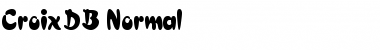 Download CroixDB Normal Font Title Preview