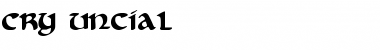 Download Cry Uncial Regular Font Title Preview