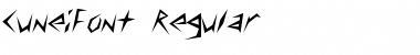 Download CuneiFont Regular Font Title Preview