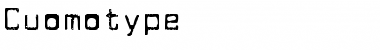 Download Cuomotype Regular Font Title Preview