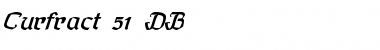 Download Curfract 51 DB Normal Font Title Preview