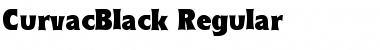 Download CurvacBlack Regular Font Title Preview