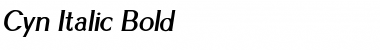 Download Cyn Bold Font Title Preview