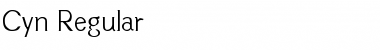 Download Cyn Normal Font Title Preview