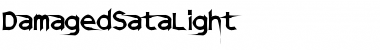Download DamagedSataLight Regular Font