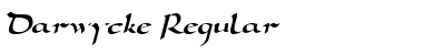 Download Darwycke Regular Font Title Preview