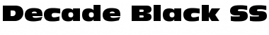Download Decade Black SSi Extra Black Font Title Preview