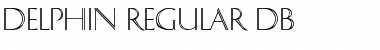 Download Delphin DB Regular Font Title Preview