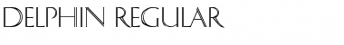 Download Delphin Regular Font Title Preview
