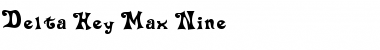 Download Delta Hey Max Nine Regular Font Title Preview