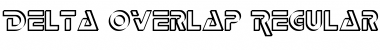 Download Delta Overlap Regular Font Title Preview