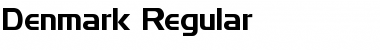 Download Denmark Regular Font Title Preview