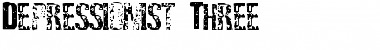 Download Depressionist Three Regular Font Title Preview