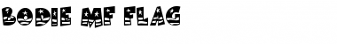 Download Bodie MF Flag Font Title Preview
