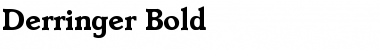 Download Derringer Bold Font Title Preview