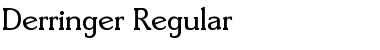 Download Derringer Regular Font Title Preview