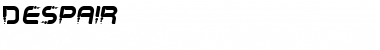 Download Despair Regular Font Title Preview