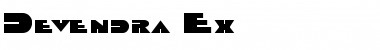 Download Devendra Ex Regular Font Title Preview