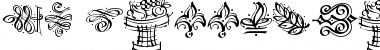 Download DF Calligraphic Ornaments LET Plain Font Title Preview