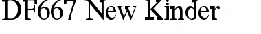 Download DF667  New Kinder Regular Font Title Preview