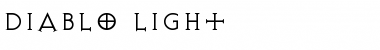 Download Diablo Light Font Title Preview