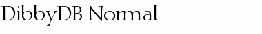 Download DibbyDB Normal Font Title Preview