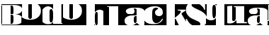 Download BodoblackSquares Regular Font Title Preview