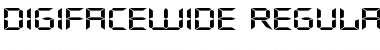 Download DigifaceWide Regular Font Title Preview