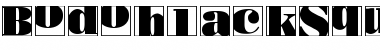 Download BodoblackSquaresInvers Regular Font Title Preview