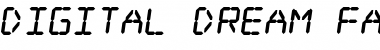 Download Digital dream Fat Skew Regular Font Title Preview